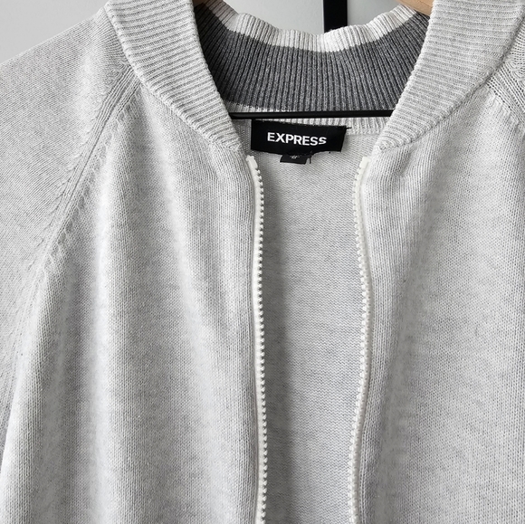 Express Zip Up Sweater - Picture 2 of 4